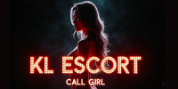 KL Escort Girl: A woman with long hair stands in silhouette against a dark background.